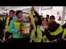 A Cora Colmar, les gilets jaunes soutiennent le Téléthon