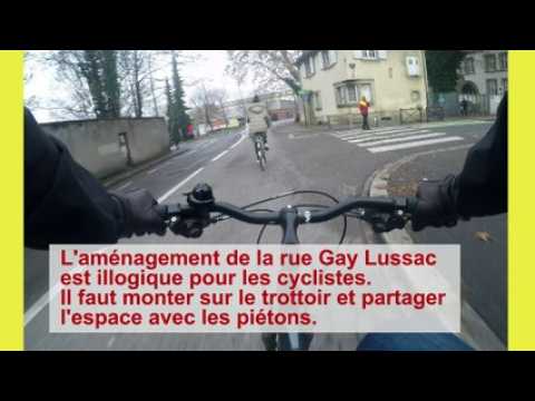 Zones dangereuses à vélo : l'exemple d'un trajet quotidien (Partie 2 - Mulhouse)