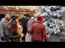 Réactions au marché de Noël de Colmar après l'attentat de Strasbourg