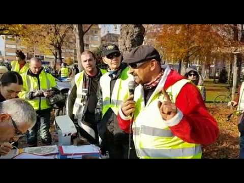 Motards en colère à Colmar