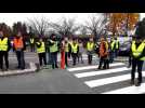La minute de silence des "Gilets jaunes" à Saint-Louis.