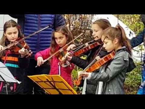 Les écoliers d'Altkirch à l'heure du 11 novembre