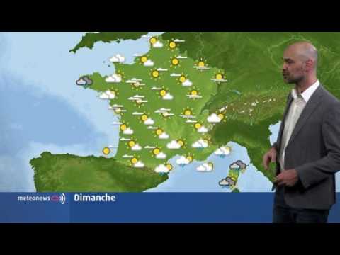 La météo de ce dimanche (avec Meteonews TV)