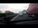 Op&eacute;ration escargot sur le contournement de Colmar - Label : L'Alsace - Category : News