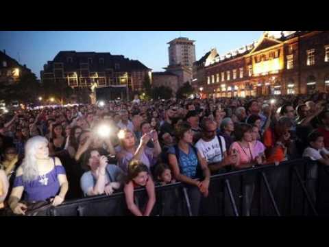 Olivia Ruiz, place Kléber à Strasbourg