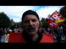Manifestation à Strasbourg : interview de Jacky Wagner (CGT)