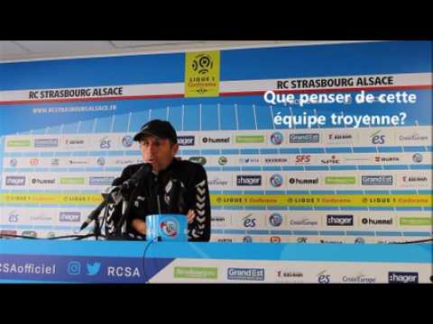 Thierry Laurey avant le déplacement à Troyes