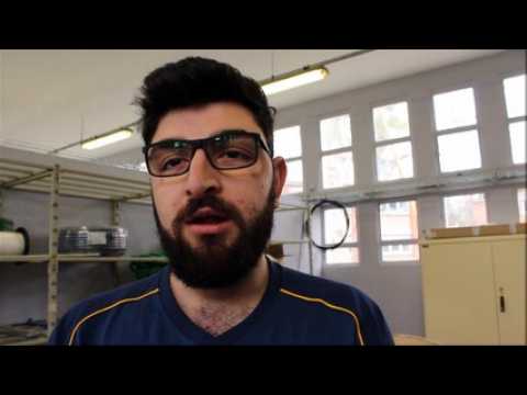 Altun Senan, embauché dans le cadre du projet fibre optique de Rosace