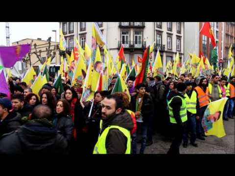Manifestation kurde à Strasbourg (15.000 à 20.000 personnes)