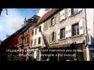 Incendie dans un immeuble de la Grand'rue &agrave; Haguenau - Label : Les Dernières Nouvelles d'Alsace - Category : News