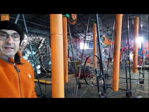 Préparatifs du carnaval de Strasbourg