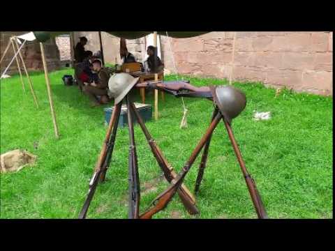 Des soldats de la Seconde guerre mondiale au château de Lichtenberg