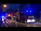 Incendie dans un immeuble d&eacute;saffect&eacute; quai d'Oran - Label : Les Dernières Nouvelles d'Alsace - Category : News