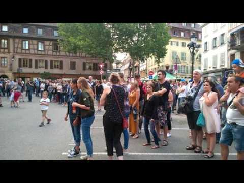 Novice à la fête de la musique de Colmar