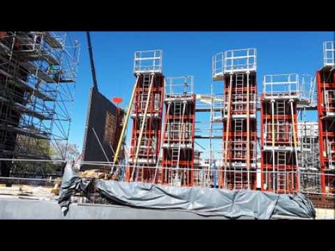 Le chantier du nouveau  théâtre du Maillon à Strasbourg