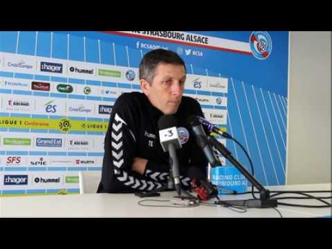 la conférence de presse avant le déplacement à Angers