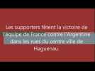 Joie des supporters de l'EDF dans les rues de Haguenau - Label : Les Dernières Nouvelles d'Alsace - Category : News
