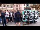 Strasbourg : une cinquantaine de personnes rassemblées à l'appel du collectif « Fermons l’Arcadia »