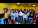 Répétion de la chorale du collège Tomi-Ungerer de Dettwiller