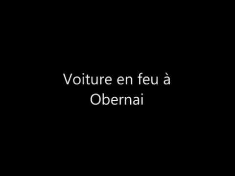 Une voiture prend feu au centre-ville d'Obernai