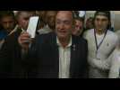 Guatemala's candidate Giammattei votes in presidential elections