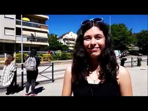 Réactions des lycéens  après le Bac de Philosophie Lons-le-Saunier