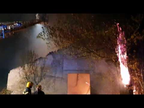 Bracon : un bâtiment agricole ravagé par les flammes