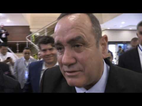 Giammattei says 'very happy' with results of Guatemala presidential vote