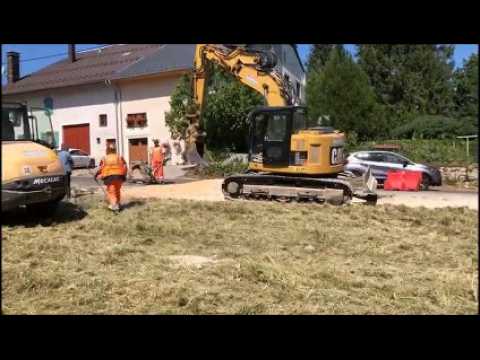 Travaux d'assainissement Lac-des-Rouges-Truites