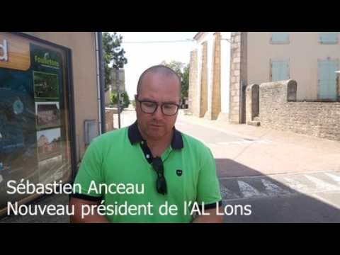 Les premiers mots de Sébastien Anceau, nouveau président de l'AL Lons