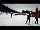 Championnats de France Nordique 2018 à Prémanon : les skieurs s'entraînent et le tremplin est prêt !
