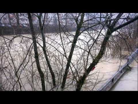 Inondations au quartier du Faubourg Marcel à Saint-Claude