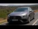 Mercedes-AMG A 45 S 4MATIC+ in Mountain gray Driving Video