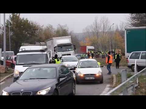 blocage a47 saint-chamond gilets jaunes