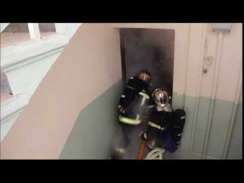 Les pompiers s'exercent à Saint-Chamond