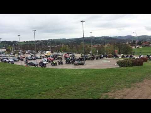 Motards en colère dans la Loire