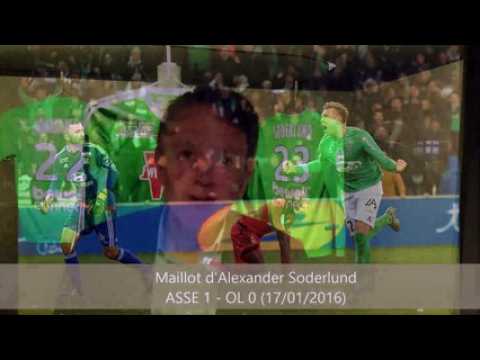 Derby ASSE - OL : le maillot de Soderlund du derby de 2016
