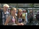 Greta Thunberg joins climate protest in Lausanne