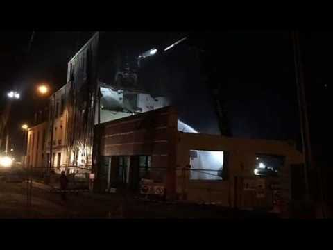 Roanne : la démolition de deux bâtiments pour l’îlot Foch-Sully a débuté ce mardi soir