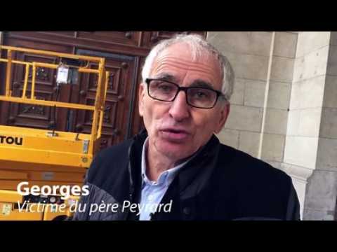 Une victime du père Peyrard témoigne suite à son discours lors de la messe à l'église Saint-Charles à Saint-Etienne