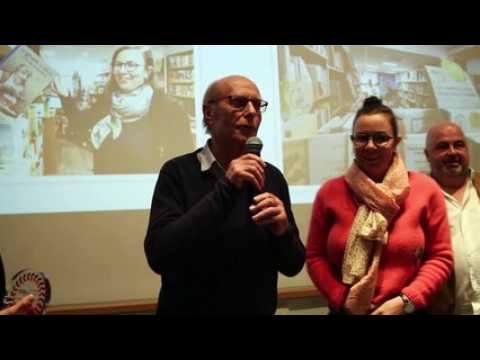 La librairie l'Hirondaine, lauréate du trophée de la meilleure reprise d'entreprise.