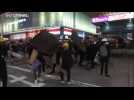 Riot police clash again with protesters in Hong Kong