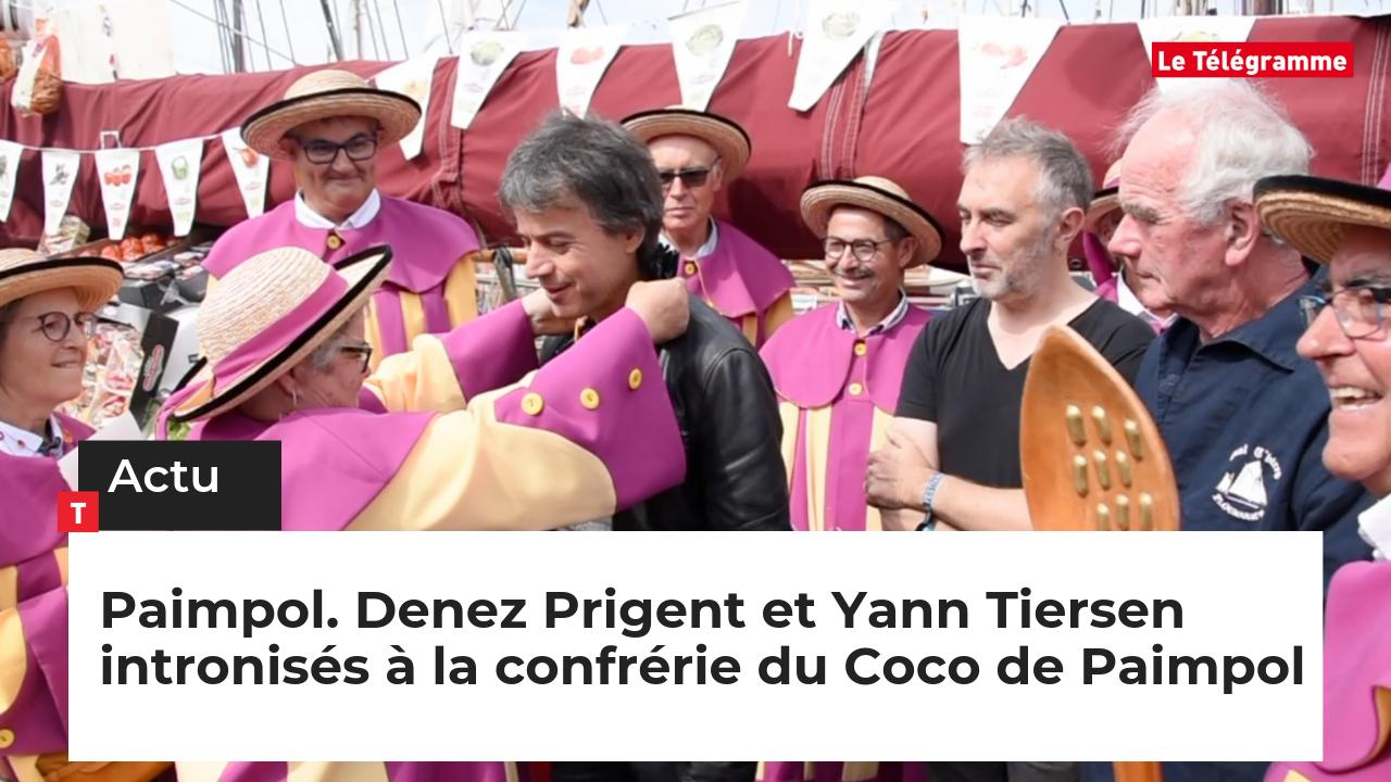Paimpol. Denez Prigent et Yann Tiersen intronisés à la confrérie du Coco de Paimpol (Le Télégramme)