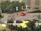 Helicopter on scene at Tate Modern after child falls from height in London