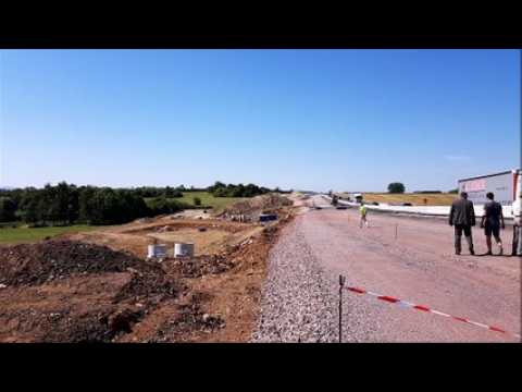 Mise à 2x2 voies de la RN4 entre Héming et Saint-Georges : le chantier avance