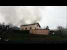 Une maison part en fumée à Troisfontaines