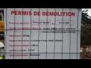 Longwy  : destruction de la maison  de maître 4 avenue d huart  à Longwy bas