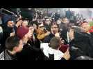FC Metz : Ivan Balliu ouvre le champagne avec les supporters
