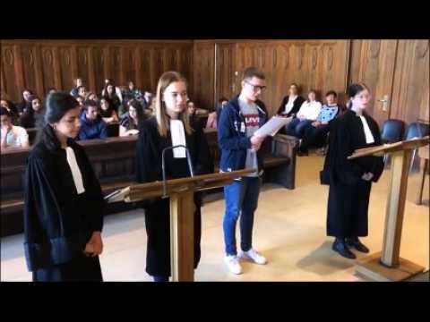 Tribunal de Sarreguemines : les jeunes du lycée Poncelet de Saint -Avold à la barre