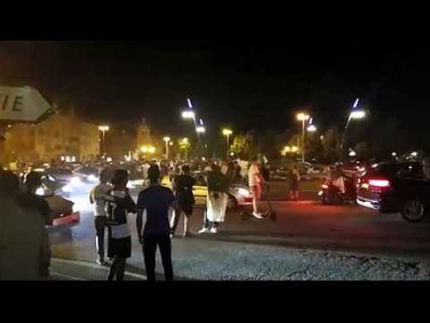 Thionville : les supporters célèbrent la victoire de l'Algérie à la CAN 2019